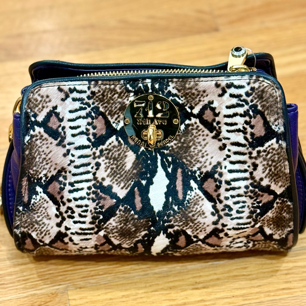 *Brand New* Henri Bendel Leather & Pony Hair Clutch/Wristlet